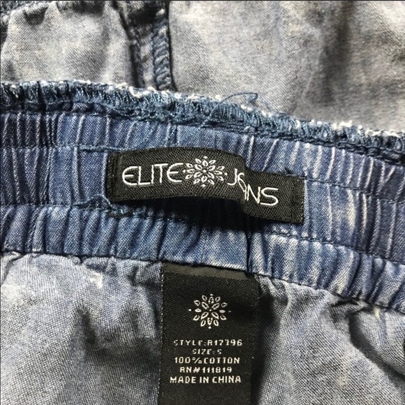 Elite Jean Acid Denim Romper - bundle only - Picture 6 of 6